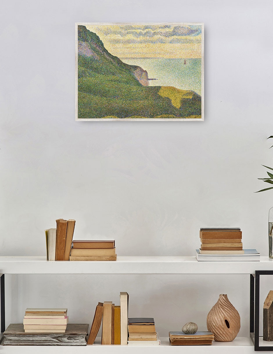 Cuadro decorativo Paisaje Marino En Port-En-Bessin, Normandía (1888) técnica mixta Verano 4