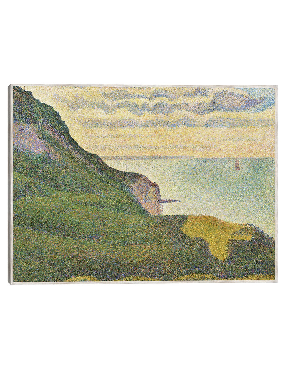Cuadro decorativo Paisaje Marino En Port-En-Bessin, Normandía (1888) técnica mixta Verano