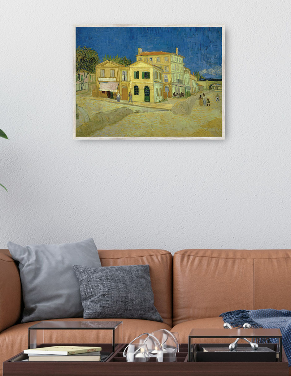Cuadro decorativo La Casa Amarilla (La Calle) mixta Arquitectura 4