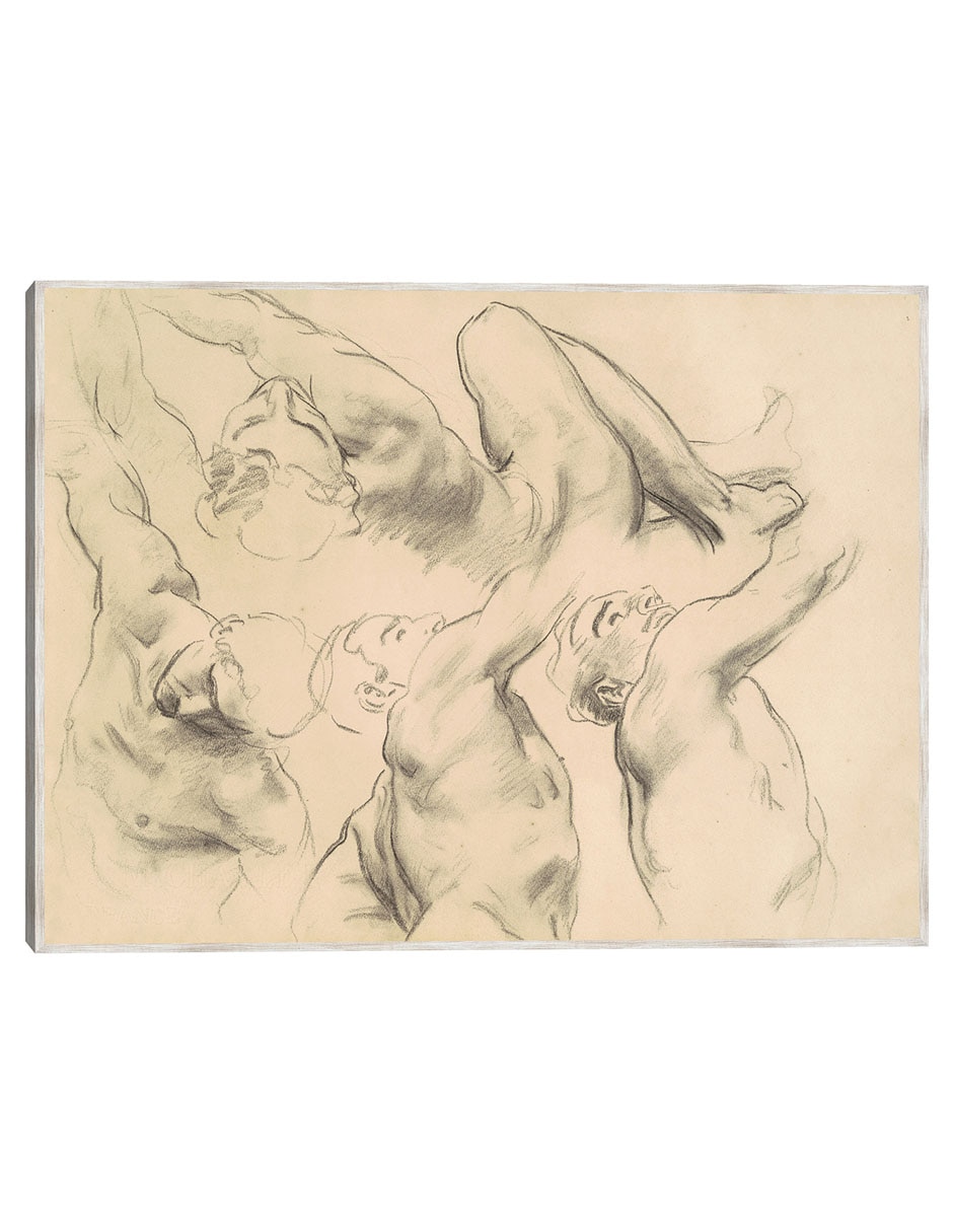 Cuadro decorativo Estudios Para El Cielo y El Infierno (1903-1916) técnica mixta Bocetos