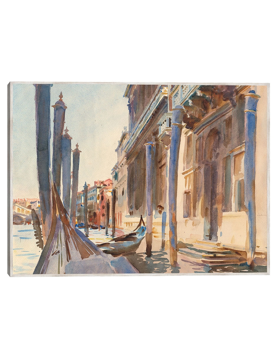 Cuadro decorativo Amarres De Góndolas En El Gran Canal (1904-1907) técnica mixta Navegación Cuadro decorativo Amarres De Góndolas En El Gran Canal (1904-1907) técnica mixta Navegación