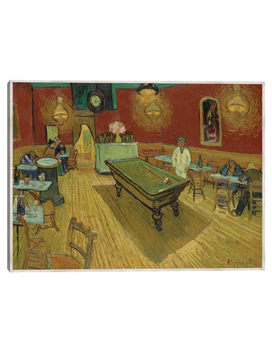 Cuadro decorativo Le Café De Nuit (El Café Nocturno) (1888) técnica mixta Café Cuadro decorativo Le Café De Nuit (El Café Nocturno) (1888) técnica mixta Café