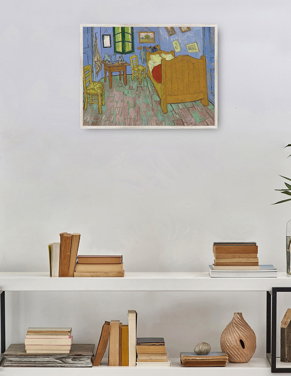 Cuadro decorativo El Dormitorio (1889) técnica mixta Formas 4
