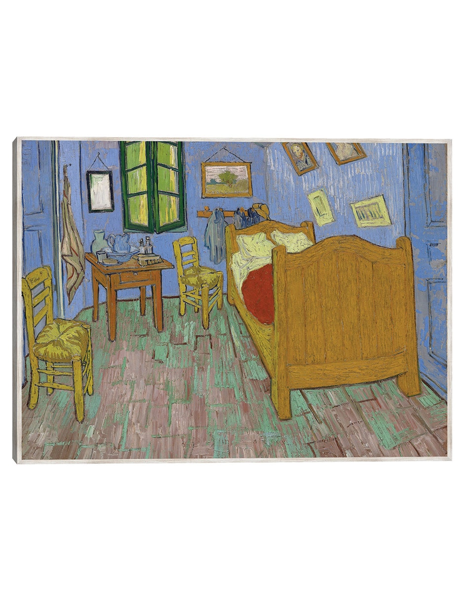 Cuadro decorativo El Dormitorio (1889) técnica mixta Formas Cuadro decorativo El Dormitorio (1889) técnica mixta Formas