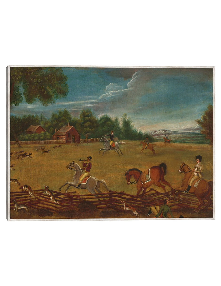 Cuadro decorativo El Fin De La Caza, C. 1800 técnica mixta Bosques Cuadro decorativo El Fin De La Caza, C. 1800 técnica mixta Bosques