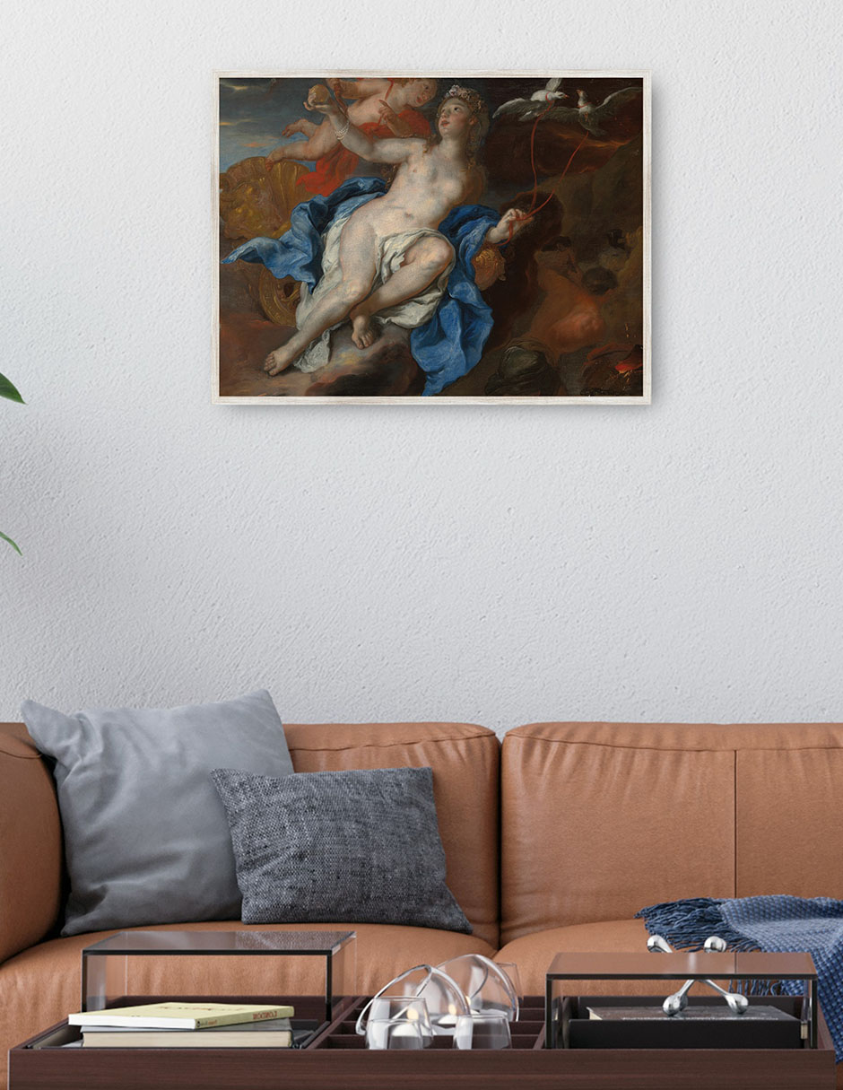Cuadro decorativo Venus y Cupido En La Fragua De Vulcano (1690-95) técnica mixta Gente 4