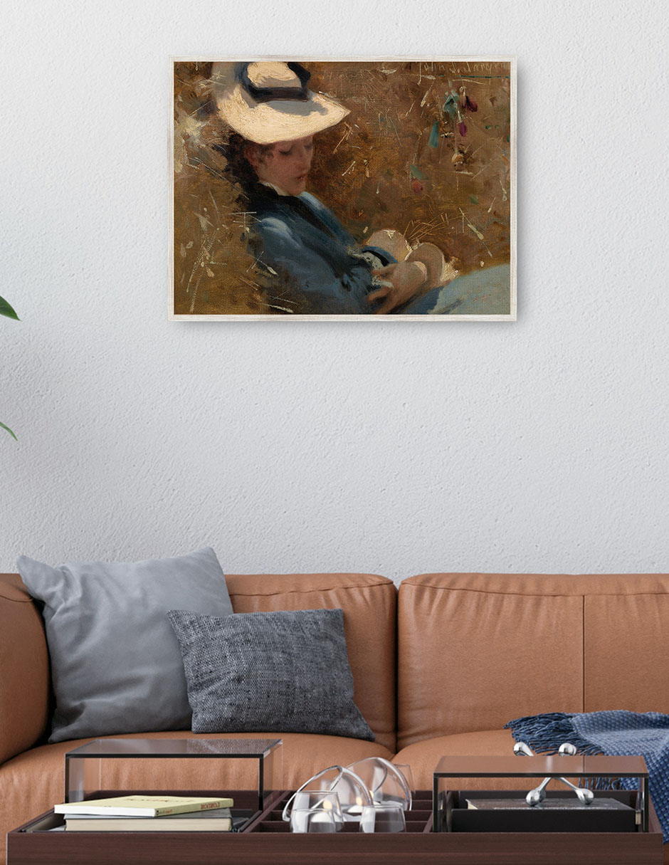 Cuadro decorativo Descanso (C. 1875) técnica mixta Retratos 4