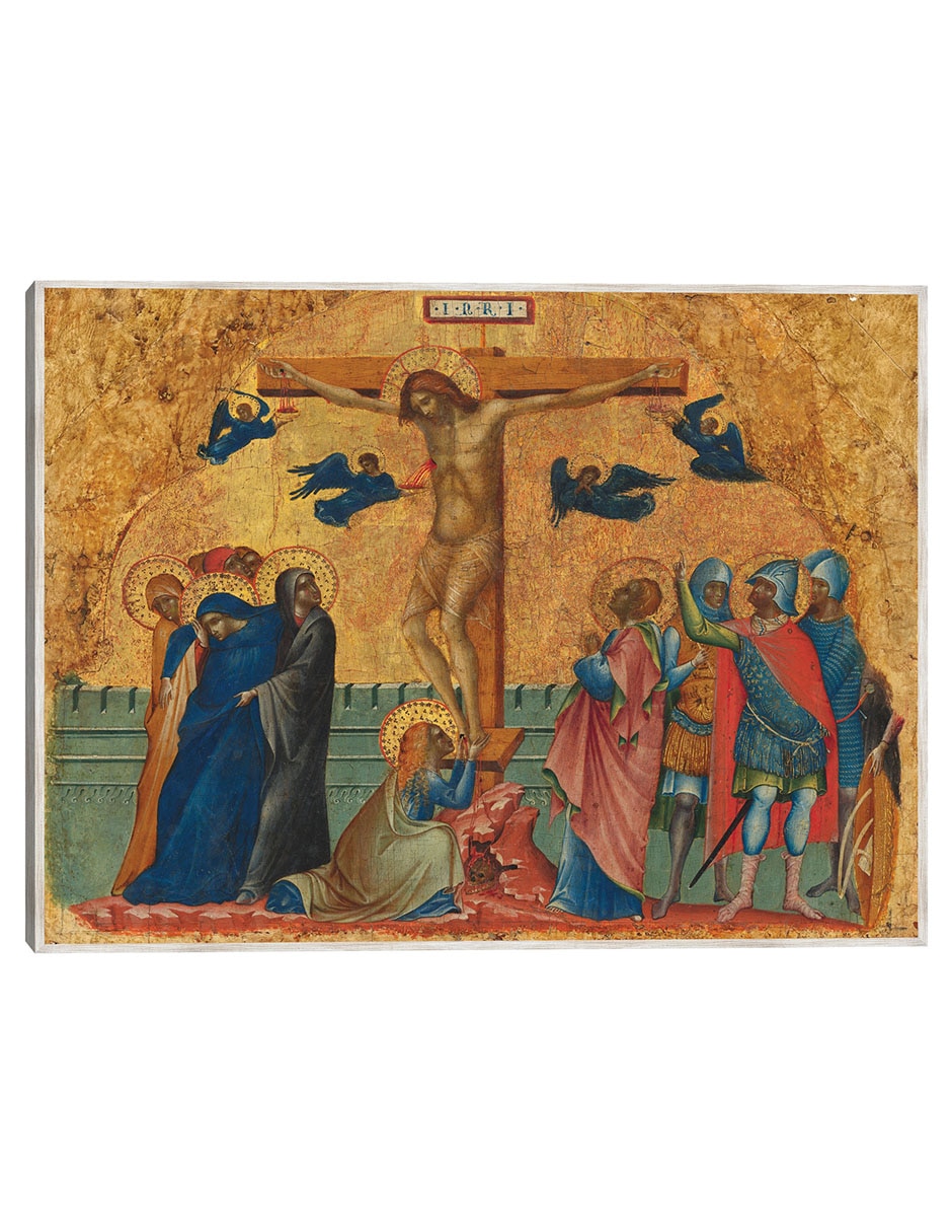 Cuadro decorativo La Crucifixión, C. 1340/1345 técnica mixta Figuras Celestiales Cuadro decorativo La Crucifixión, C. 1340/1345 técnica mixta Figuras Celestiales