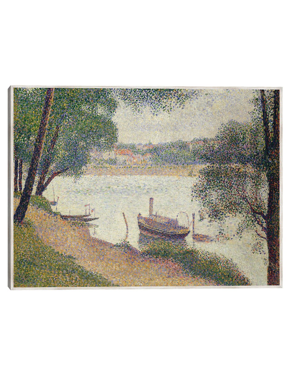 Cuadro decorativo Tiempo Gris, Grande Jatte (Hacia 1886-1888) técnica mixta Lagos Cuadro decorativo Tiempo Gris, Grande Jatte (Hacia 1886-1888) técnica mixta Lagos