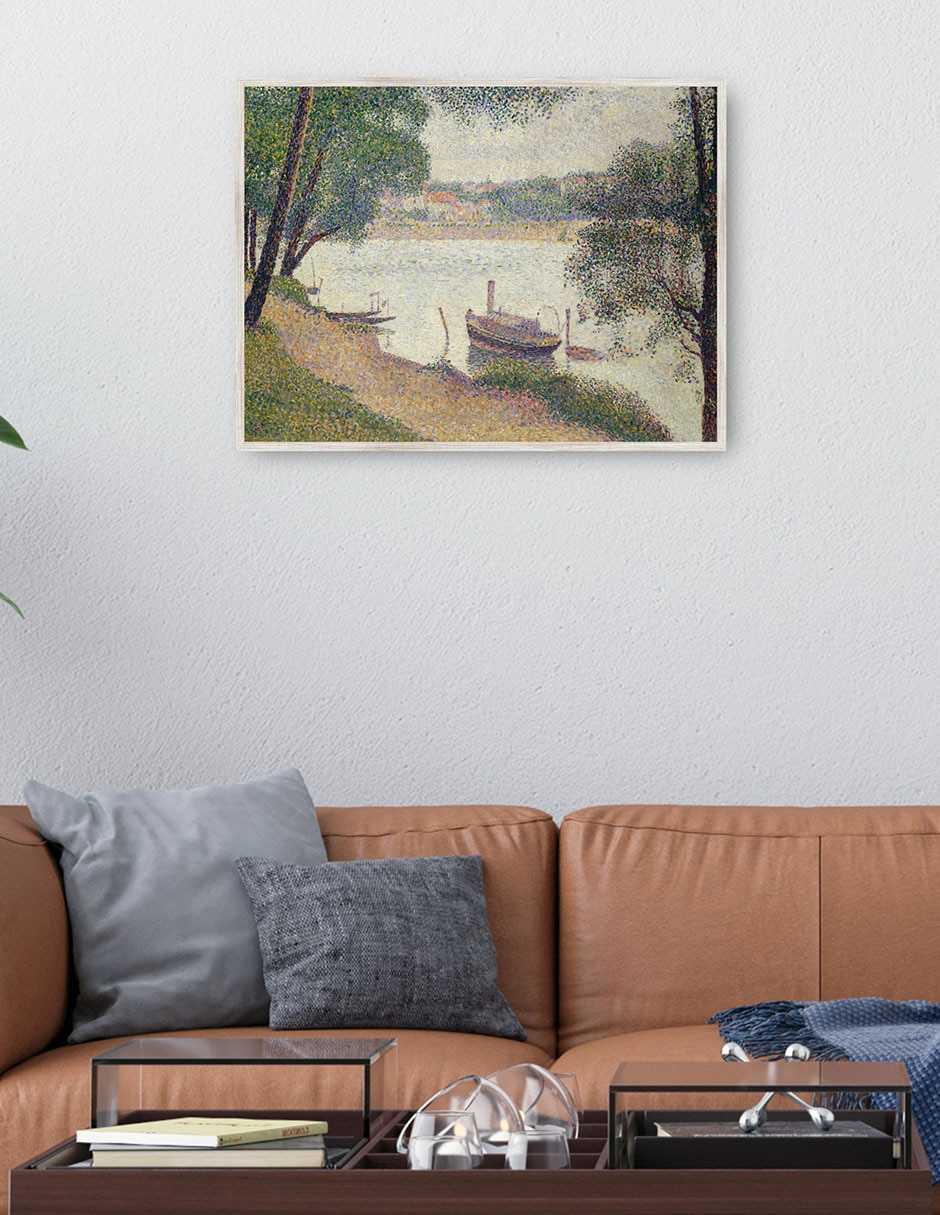 Cuadro decorativo Tiempo Gris, Grande Jatte (Hacia 1886-1888) técnica mixta Lagos 4