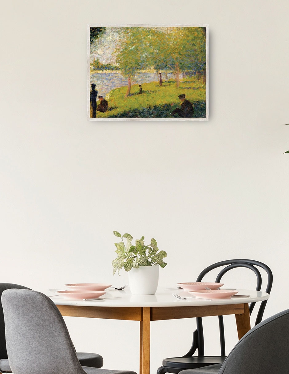 Cuadro decorativo Estudiar Para Un Domingo En La Grande Jatte (1884) técnica mixta Lagos 4