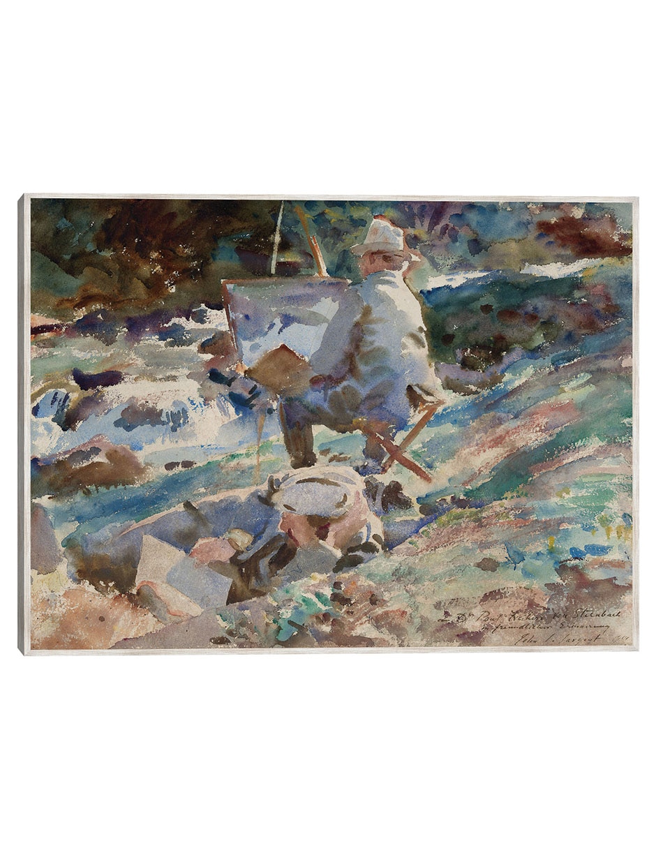 Cuadro decorativo Un Artista En Su Caballete (1914) técnica mixta Retratos