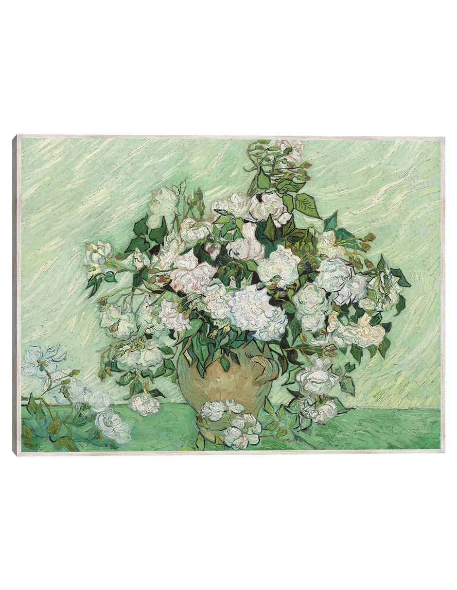 Cuadro decorativo Rosas (1890) técnica mixta Macetas