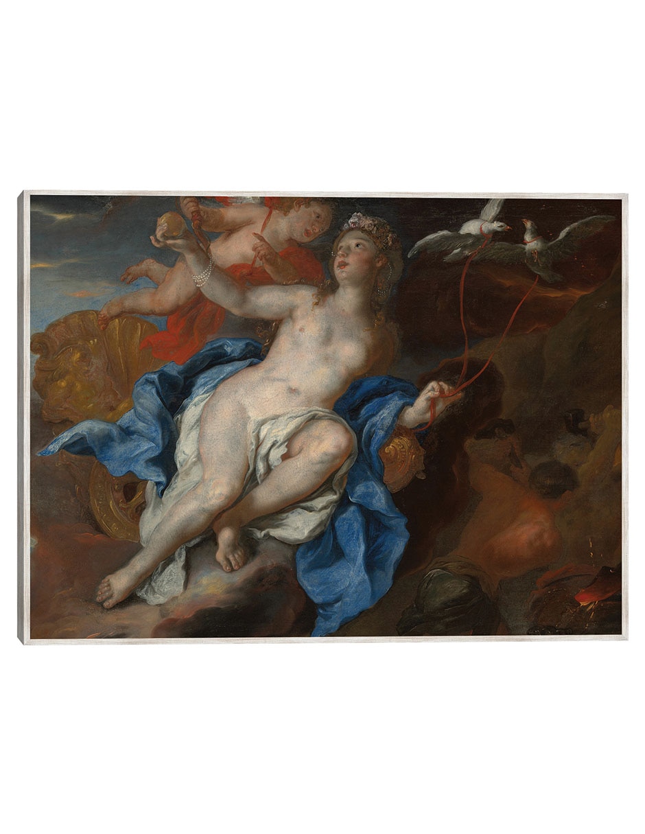 Cuadro decorativo Venus y Cupido En La Fragua De Vulcano (1690-95) técnica mixta Gente