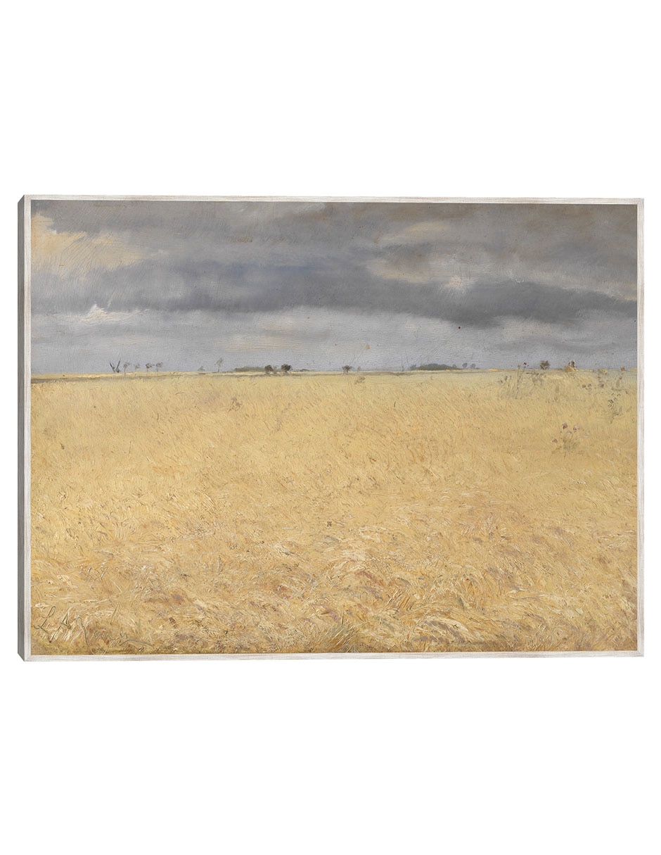 Cuadro decorativo Un Campo de Centeno Cerca de Ring Village (1887) técnica mixta Campos Cuadro decorativo Un Campo de Centeno Cerca de Ring Village (1887) técnica mixta Campos