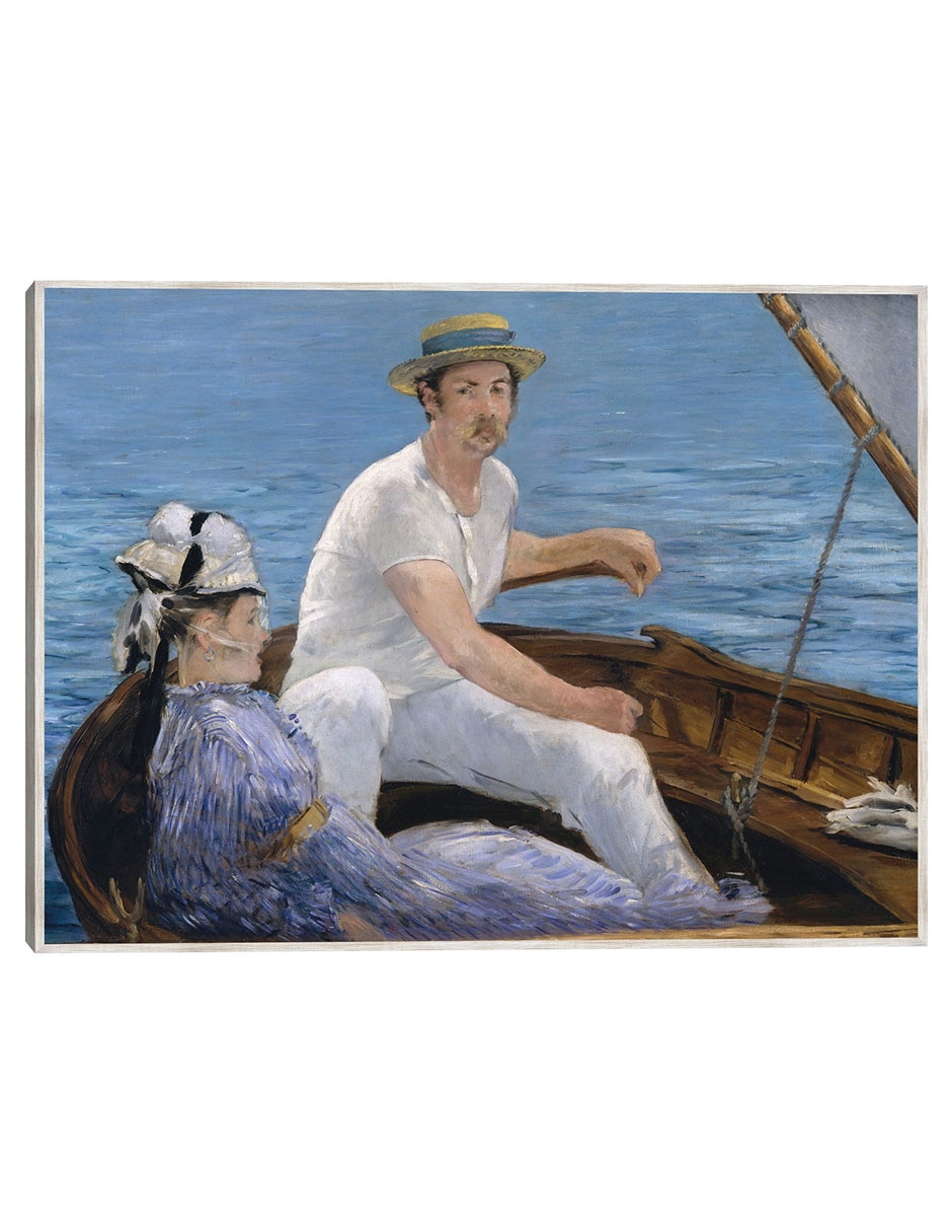 Cuadro decorativo Paseos En Bote (1874) técnica mixta Navegación