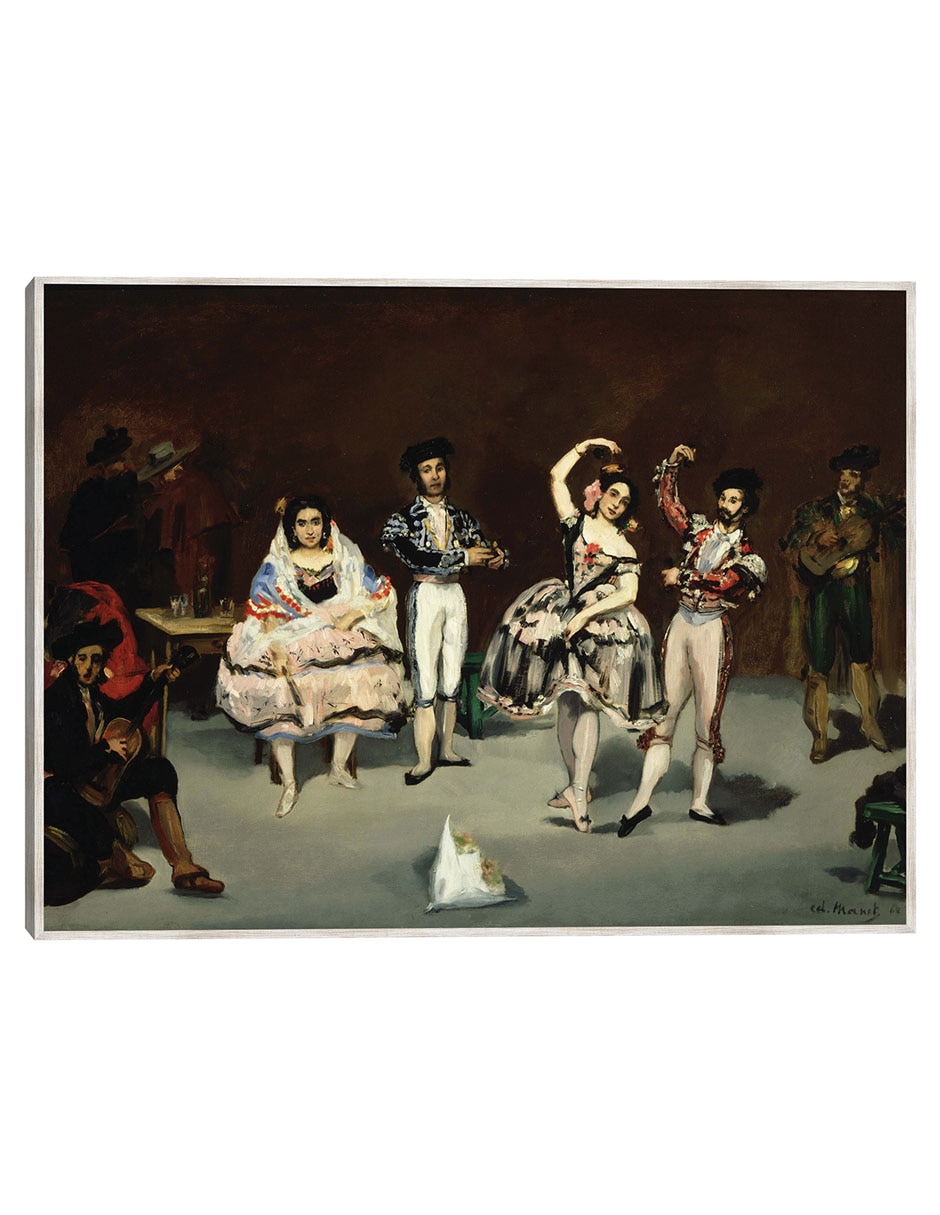 Cuadro decorativo Ballet Español técnica mixta Danza