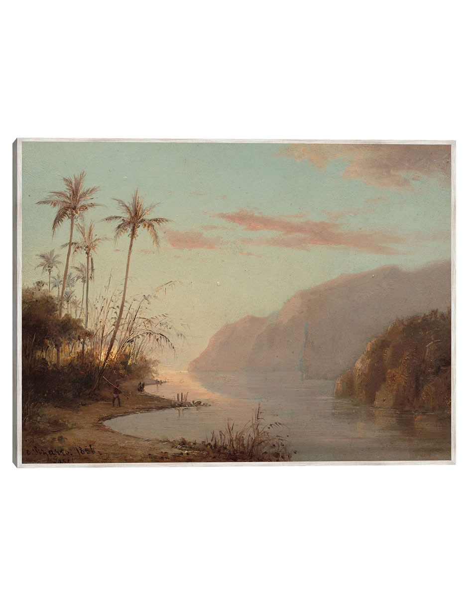 Cuadro decorativo Un Arroyo En St. Thomas (Islas Vírgenes) 1856 técnica mixta Lagos Cuadro decorativo Un Arroyo En St. Thomas (Islas Vírgenes) 1856 técnica mixta Lagos