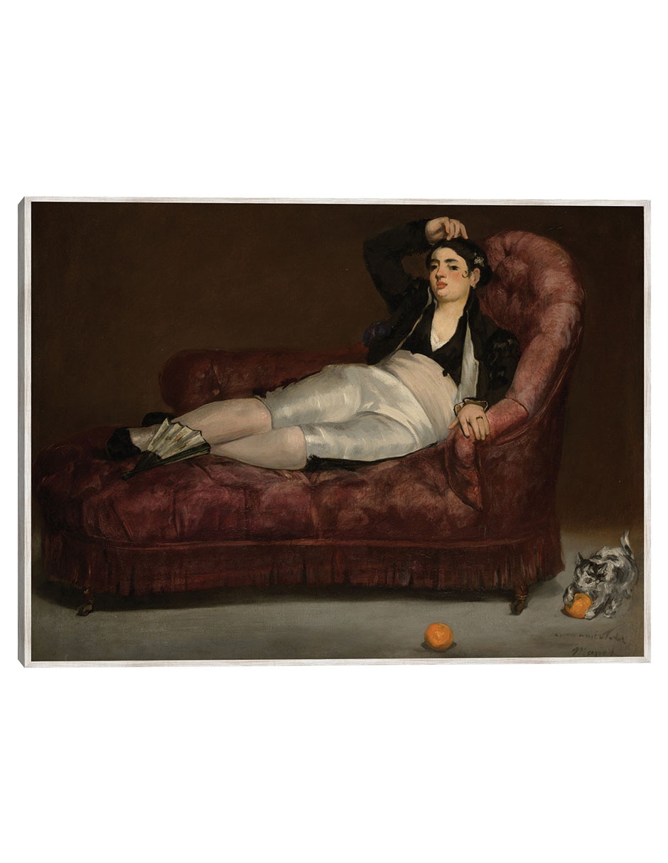 Cuadro decorativo Mujer Joven Reclinada Vestida de Español (1862-1863) técnica mixta Gente Cuadro decorativo Mujer Joven Reclinada Vestida de Español (1862-1863) técnica mixta Gente