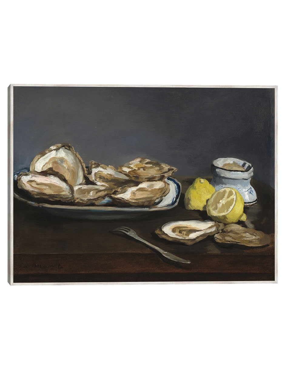 Cuadro decorativo Ostras (1862) técnica mixta Obras 1