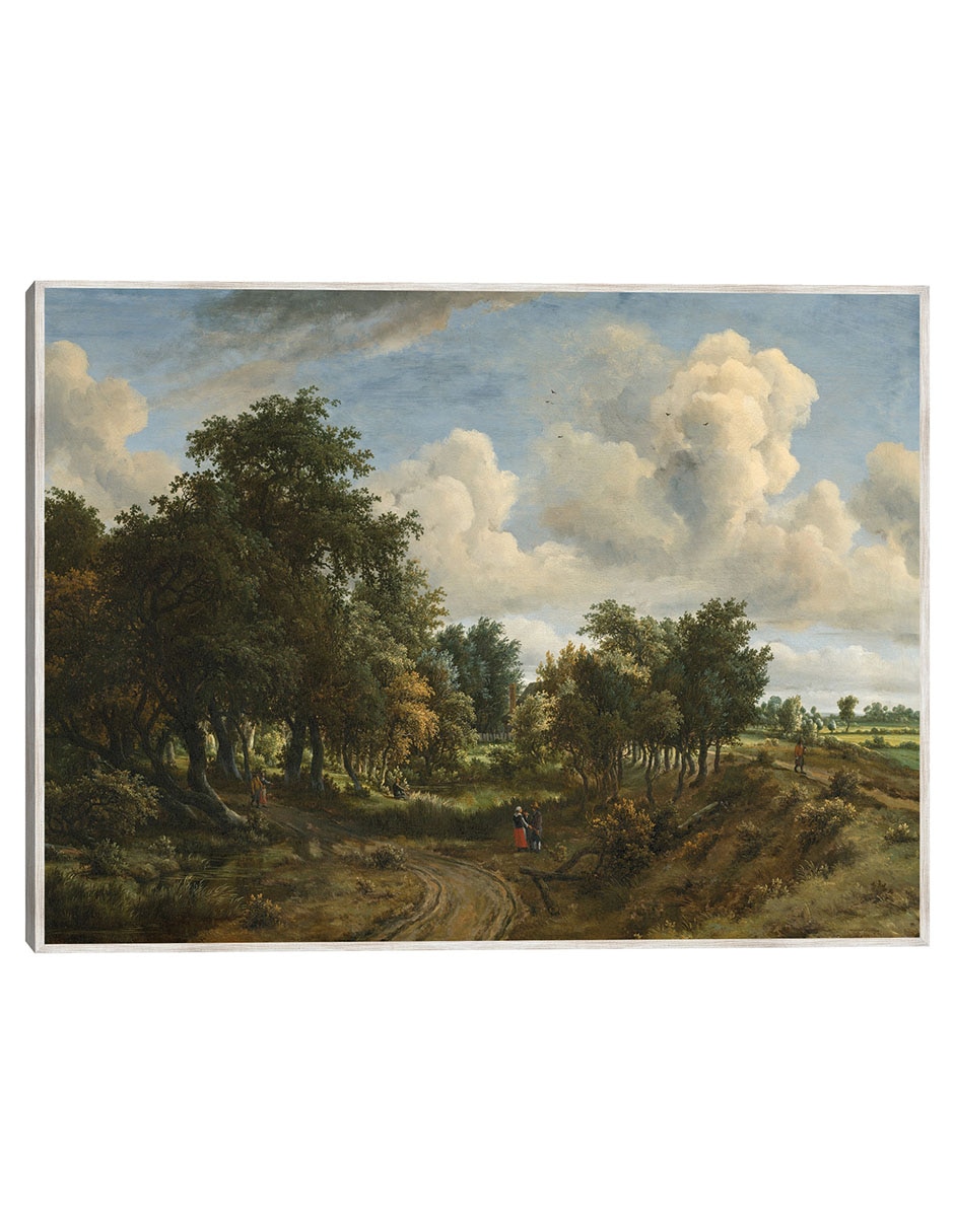 Cuadro decorativo Un Paisaje Boscoso técnica mixta Caminos Cuadro decorativo Un Paisaje Boscoso técnica mixta Caminos