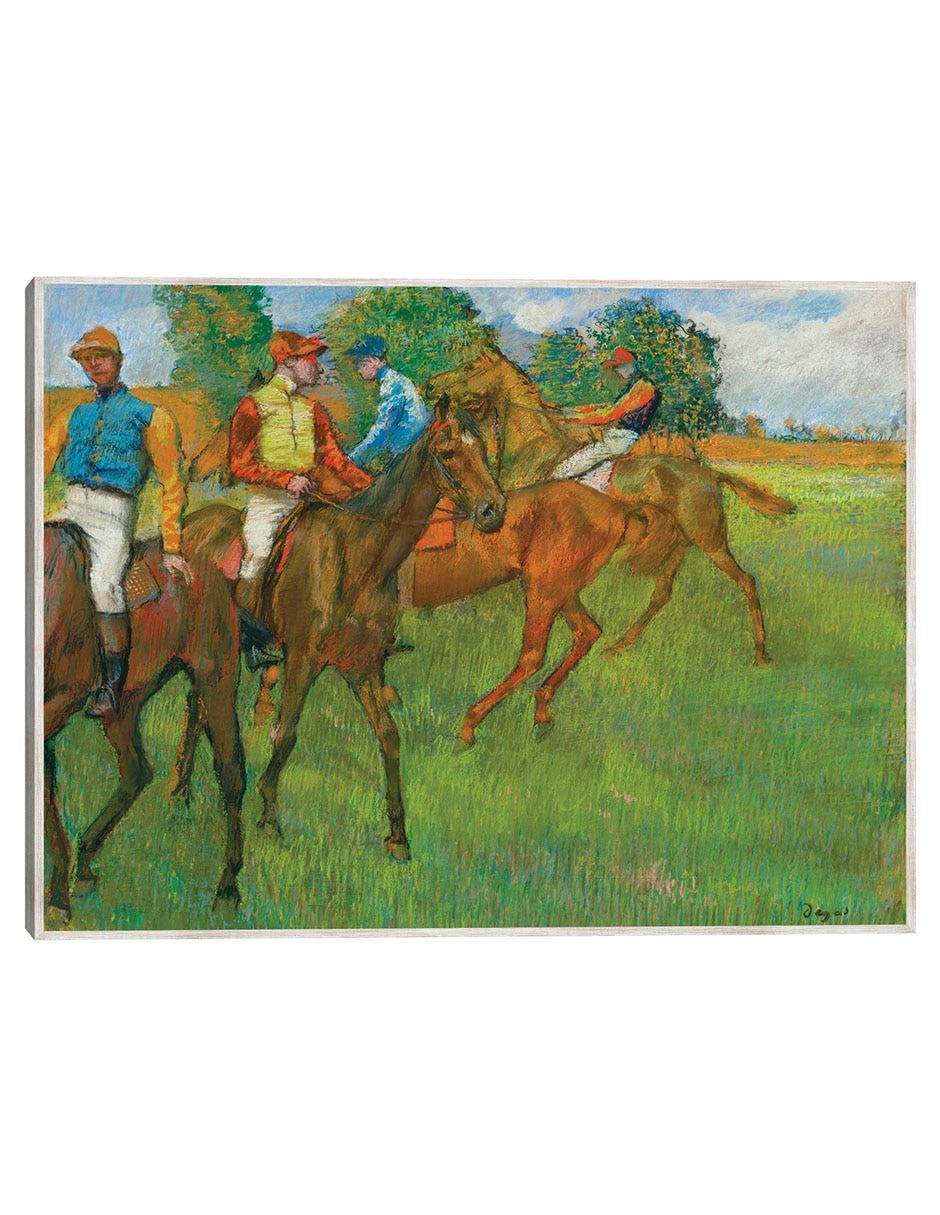 Cuadro decorativo Antes de La Carrera (1887-1889) técnica mixta Deportes