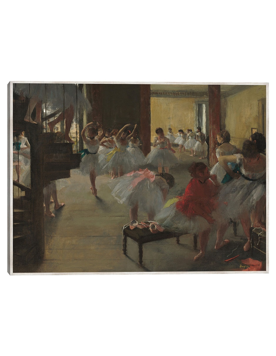 Cuadro decorativo La Clase de Baile, C. 1873 técnica mixta Danza Cuadro decorativo La Clase de Baile, C. 1873 técnica mixta Danza
