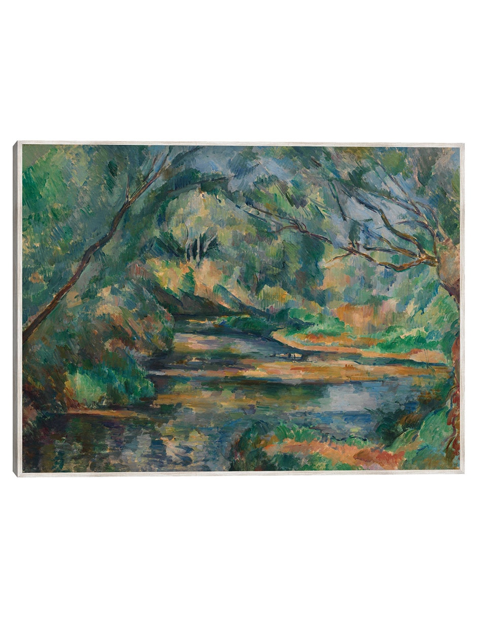 Cuadro decorativo El Arroyo (C. 1895-1900) técnica mixta Bosques Cuadro decorativo El Arroyo (C. 1895-1900) técnica mixta Bosques