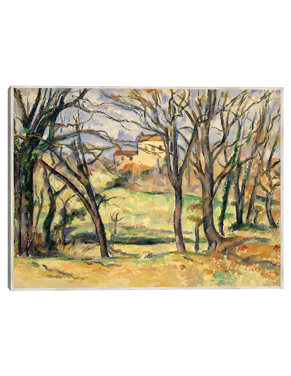 Cuadro decorativo Árboles Y Casas Cerca Del Jas de Bouffan (1885-1886) técnica mixta Caminos Cuadro decorativo Árboles Y Casas Cerca Del Jas de Bouffan (1885-1886) técnica mixta Caminos