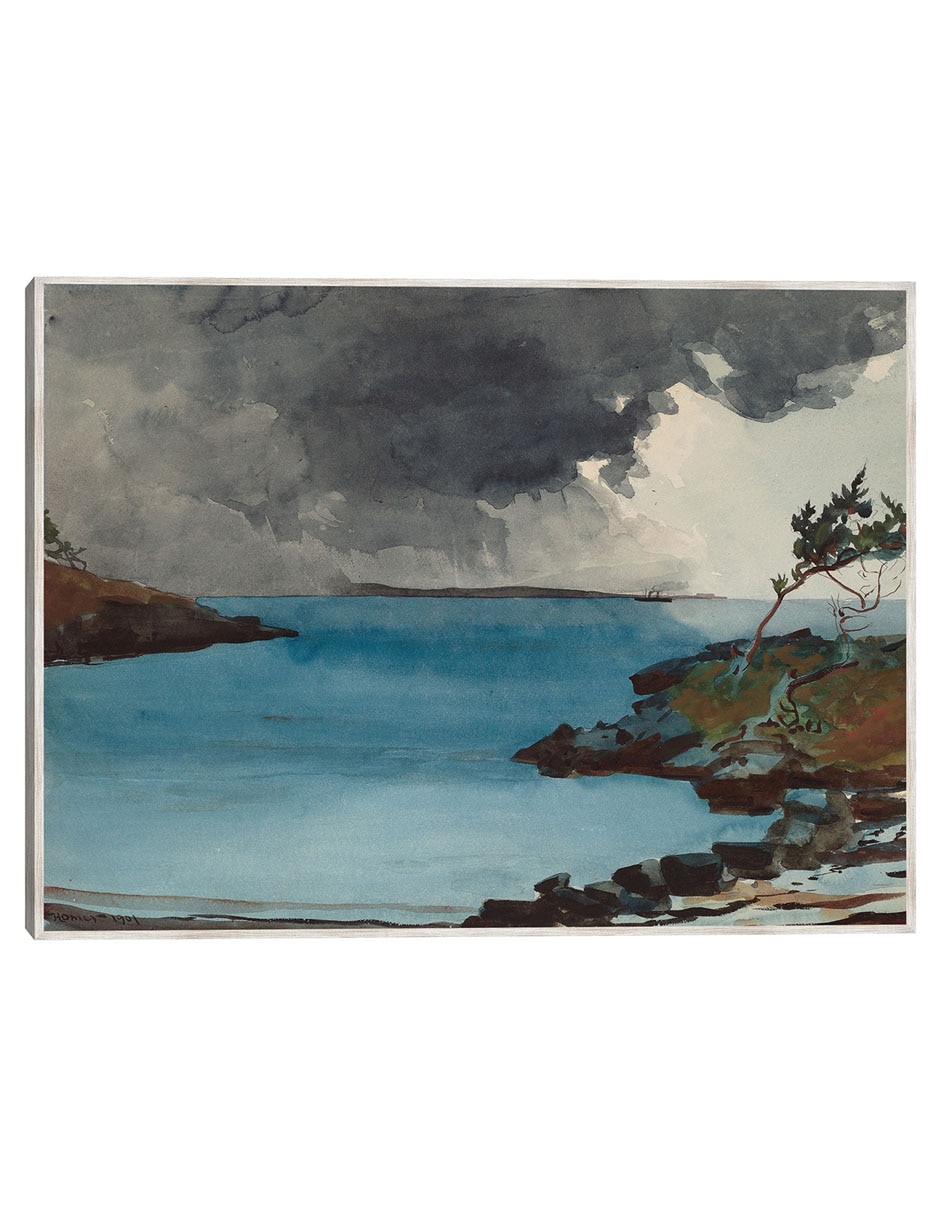 Cuadro decorativo La Tormenta Que Se Avecina (1901) técnica mixta Playas Cuadro decorativo La Tormenta Que Se Avecina (1901) técnica mixta Playas