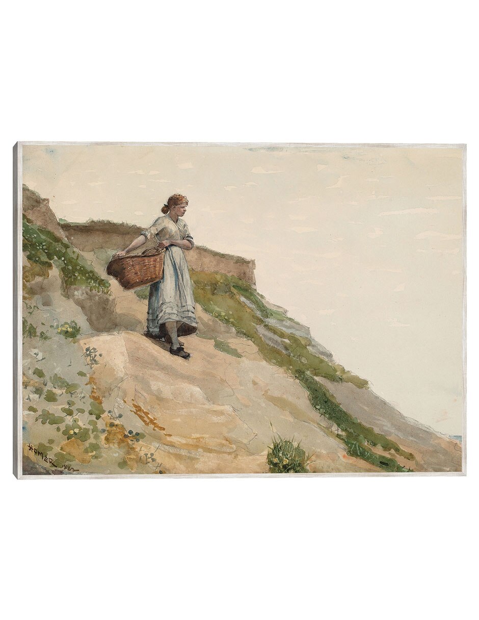 Cuadro decorativo Niña Cargando Una Cesta (1882) técnica mixta Gente Cuadro decorativo Niña Cargando Una Cesta (1882) técnica mixta Gente