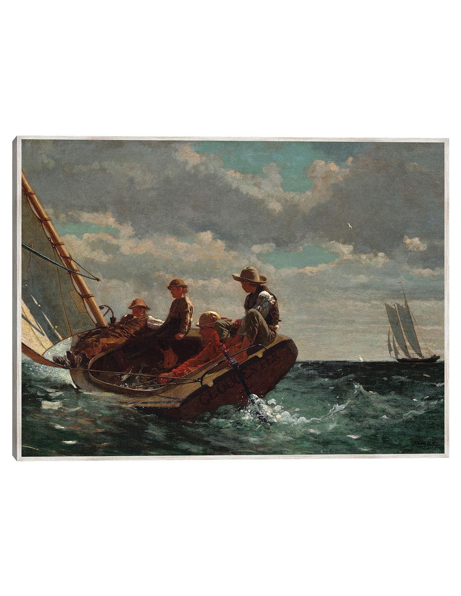 Cuadro decorativo Breezing Up (Una Venida Favorable) (1873-1876) técnica mixta Navegación Cuadro decorativo Breezing Up (Una Venida Favorable) (1873-1876) técnica mixta Navegación