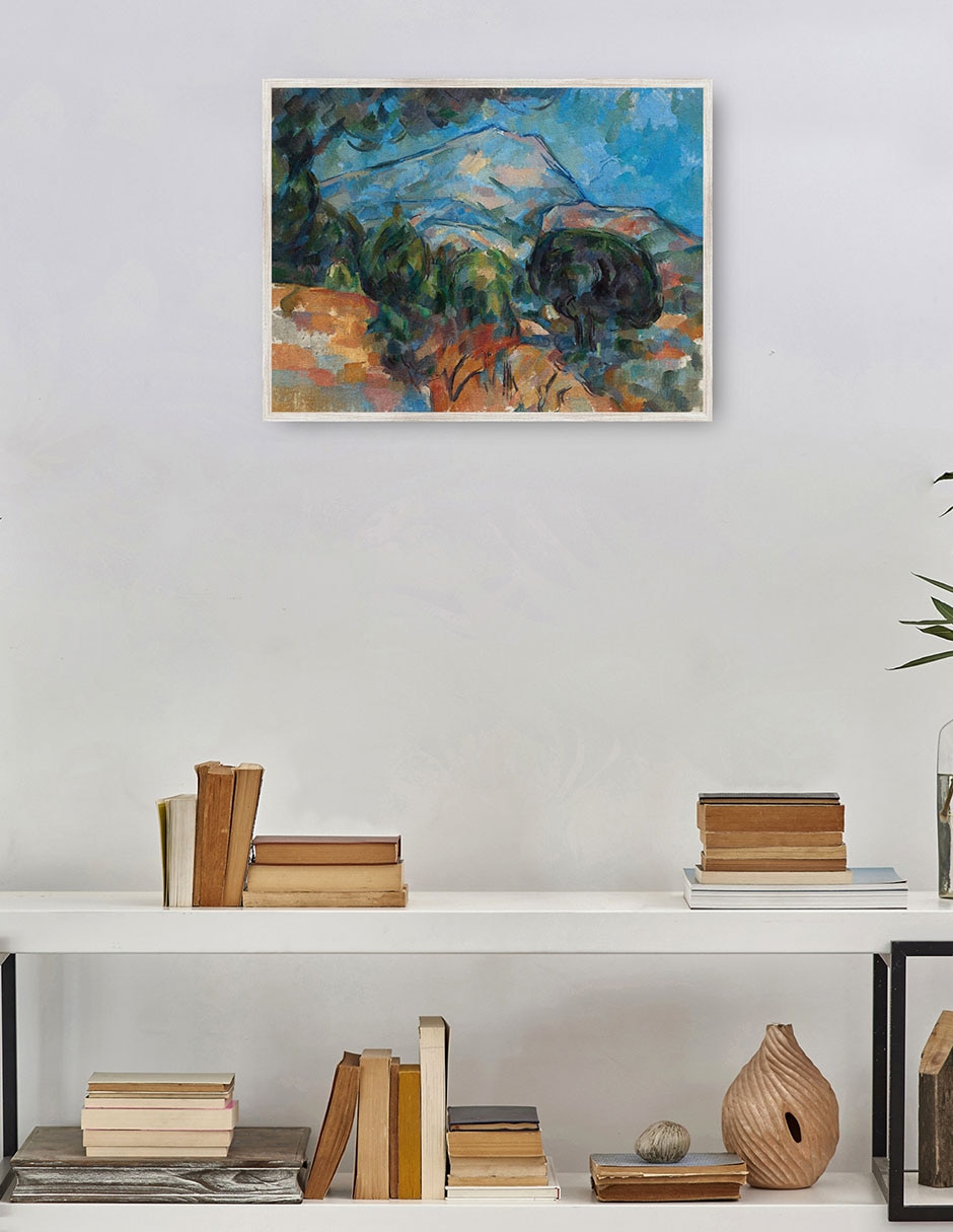 Cuadro decorativo Monte Santa Victoria (C. 1904) técnica mixta Campos 4