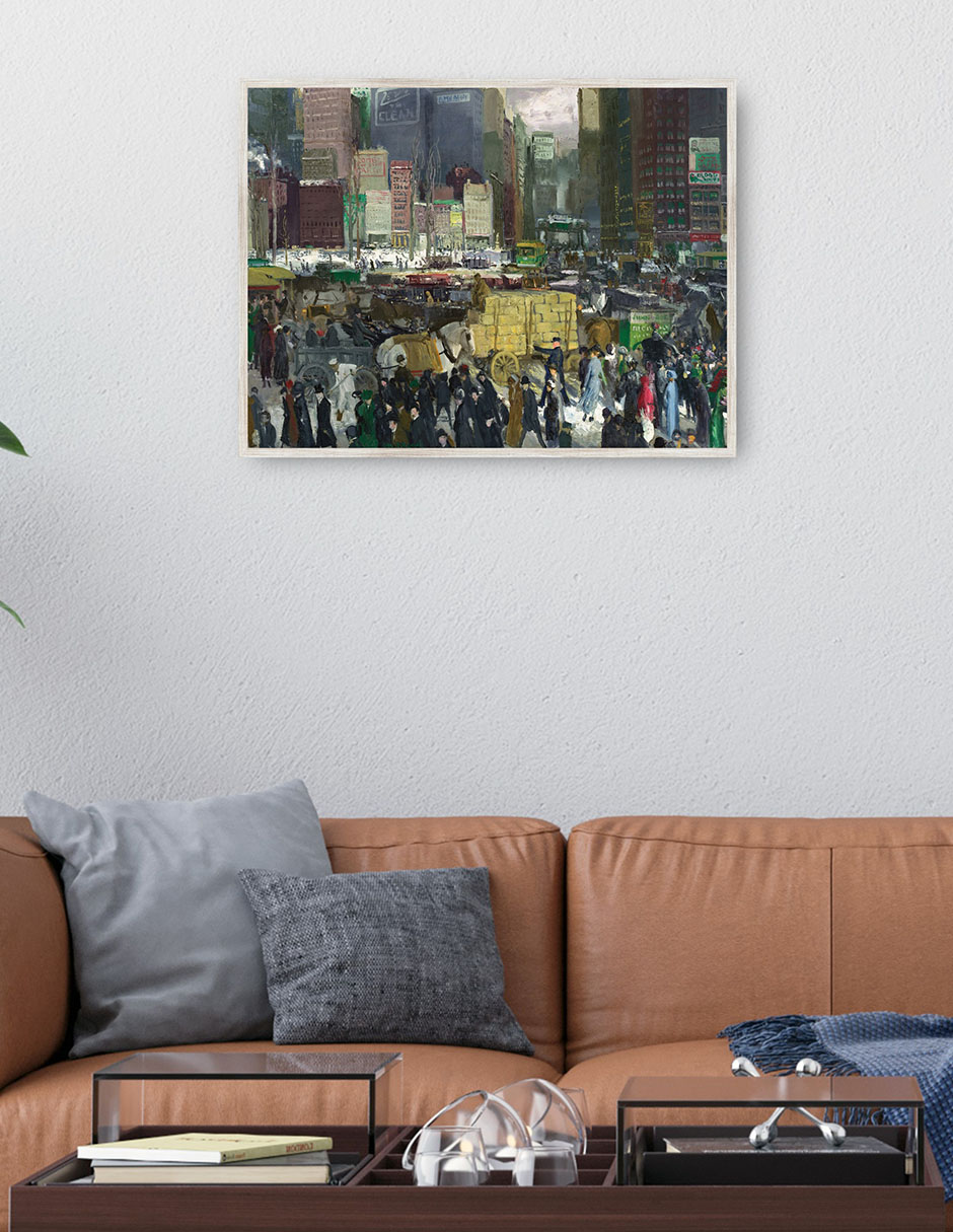 Cuadro decorativo Nueva York técnica mixta Lugares 4