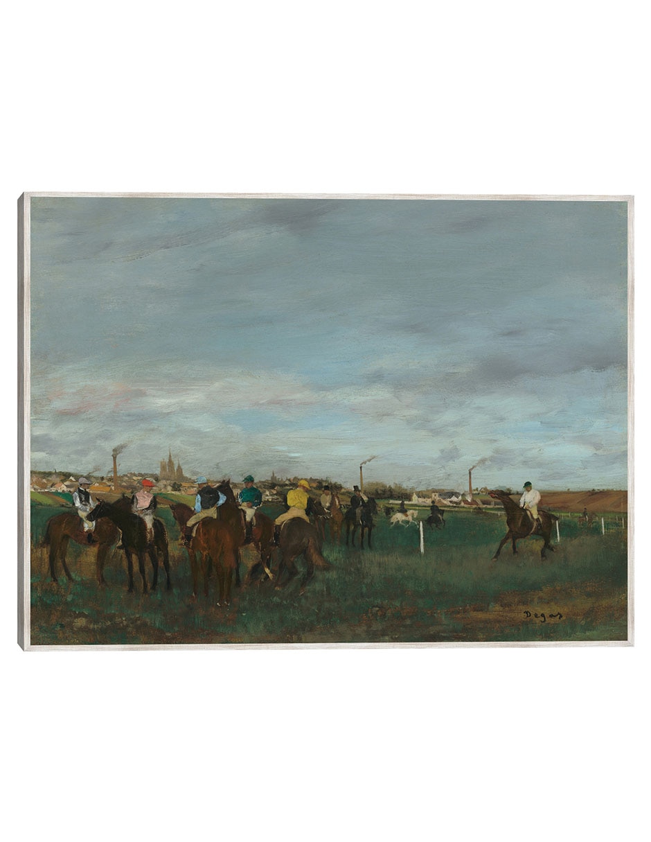 Cuadro decorativo Las Carreras, 1871-1872 técnica mixta Deportes