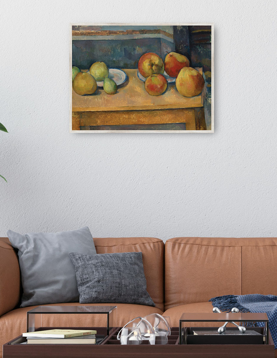 Cuadro decorativo Naturaleza Muerta con Manzanas Y Peras (Ca. 1891-1892) técnica mixta Obras 4
