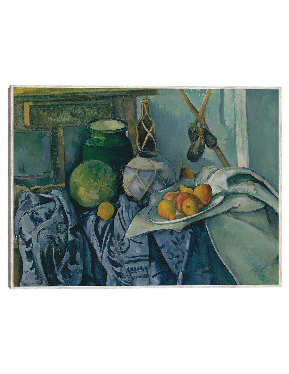 Cuadro decorativo Naturaleza Muerta con Tarro de Jengibre Y Berenjenas (1893-1894) técnica mixta Obras Cuadro decorativo Naturaleza Muerta con Tarro de Jengibre Y Berenjenas (1893-1894) técnica mixta Obras