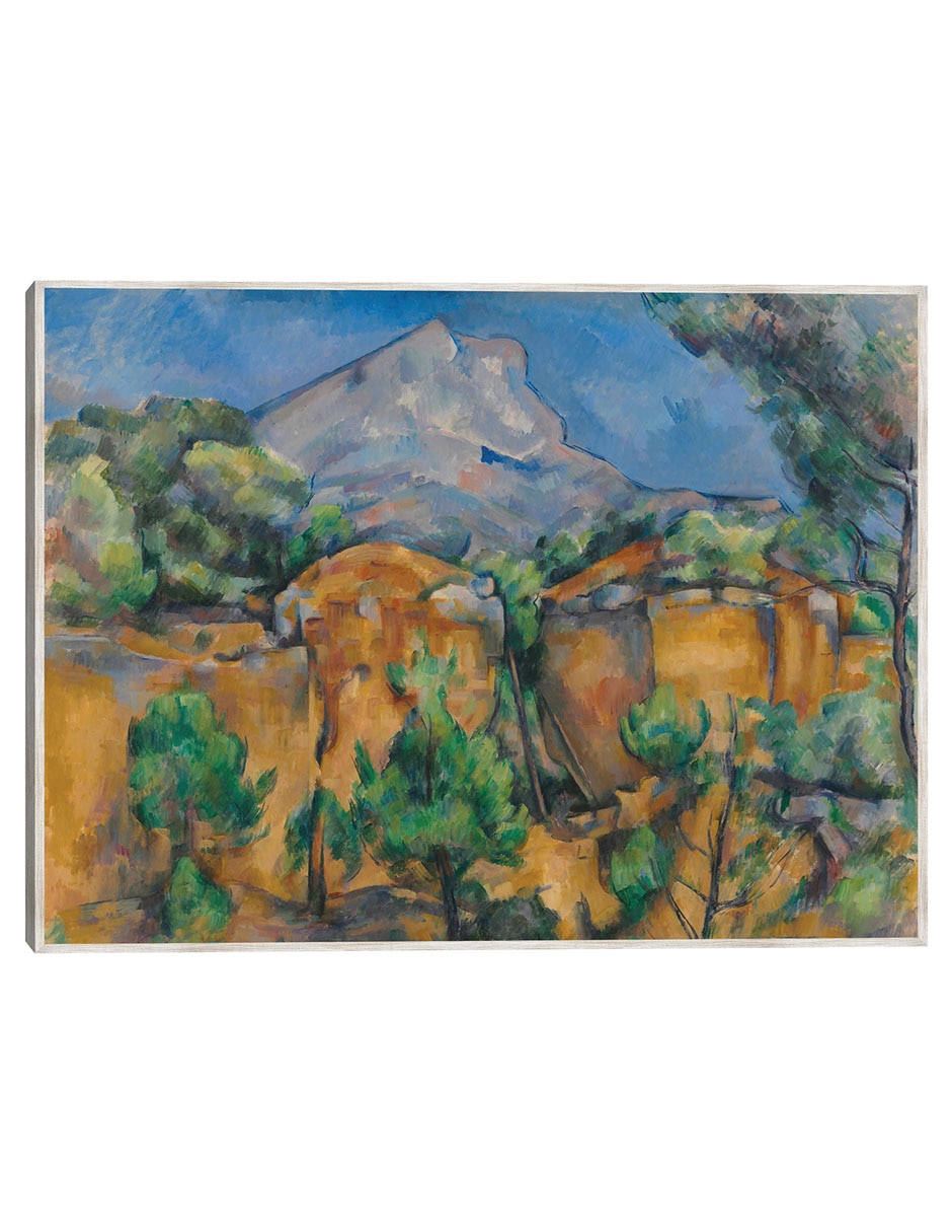 Cuadro decorativo La Montaña Sainte-Victoire Vista Desde La Cantera Bibémus (Hacia 1897) técnica mixta Motañas Cuadro decorativo La Montaña Sainte-Victoire Vista Desde La Cantera Bibémus (Hacia 1897) técnica mixta Motañas