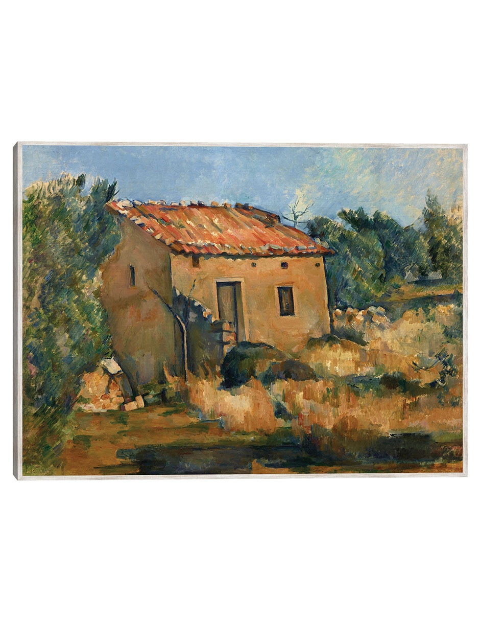Cuadro decorativo Casa Abandonada Cerca de Aix-En-Provence (1885-1887) técnica mixta Campos