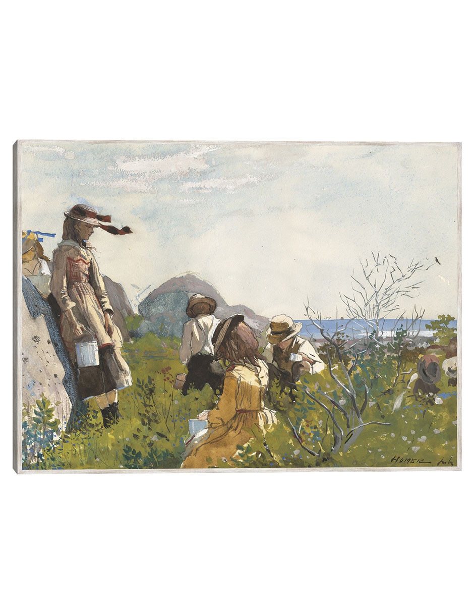 Cuadro decorativo Recolectores de Bayas (1873) técnica mixta Gente Cuadro decorativo Recolectores de Bayas (1873) técnica mixta Gente