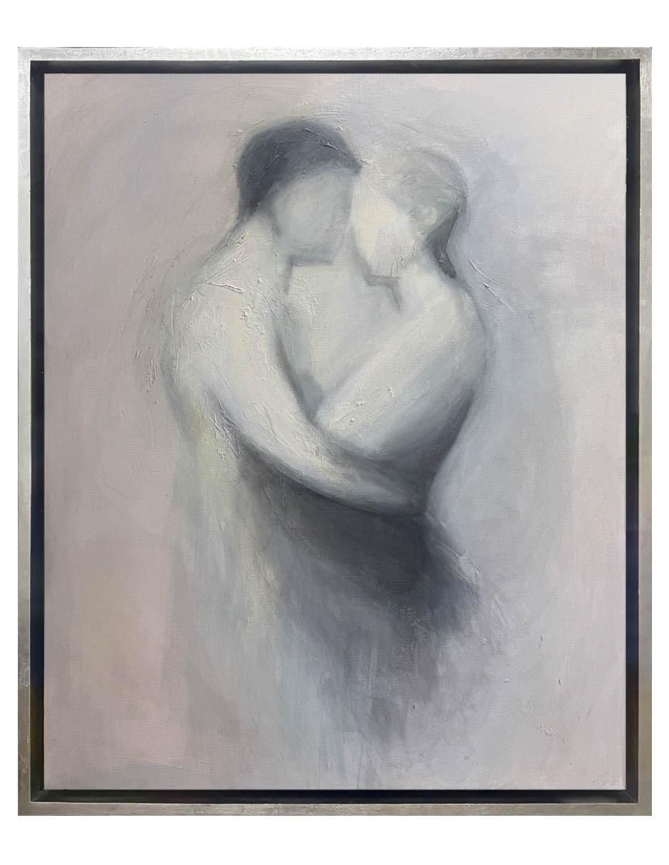 Pintura Dos Almas Desnudas técnica acrílico Abstractos