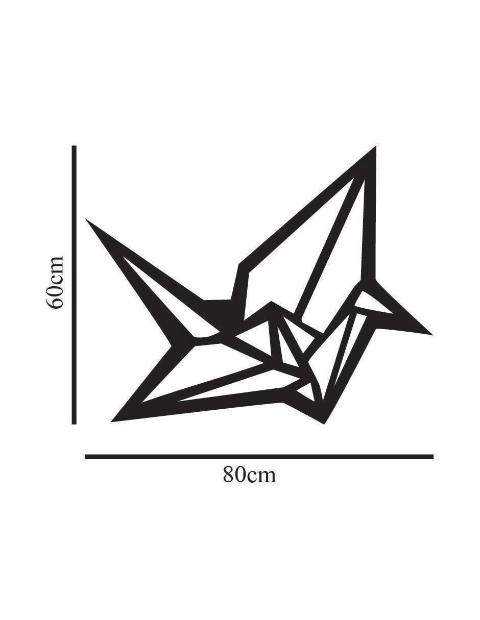 Figura decorativa de asimétrico Origami 5