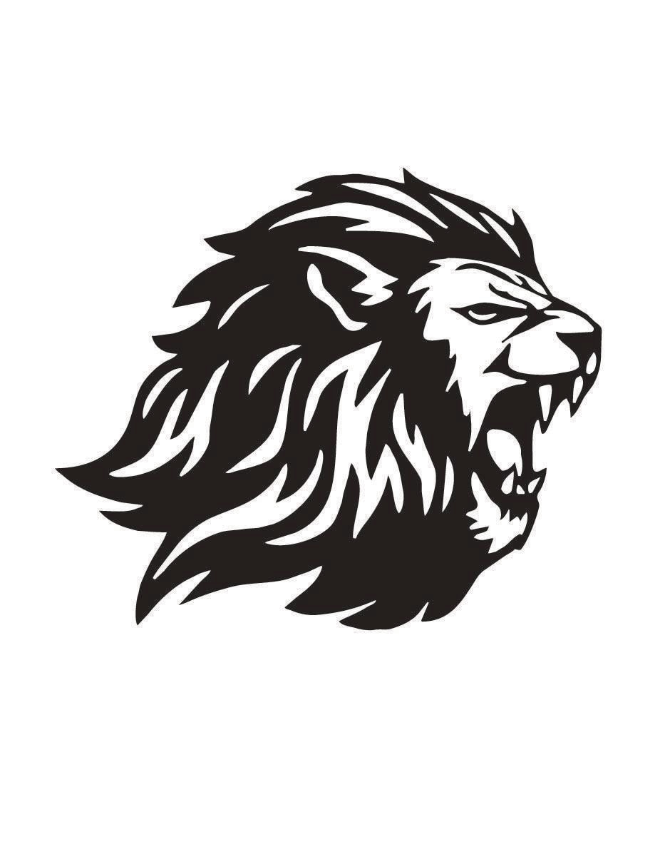 Figura decorativa de asimétrico León
