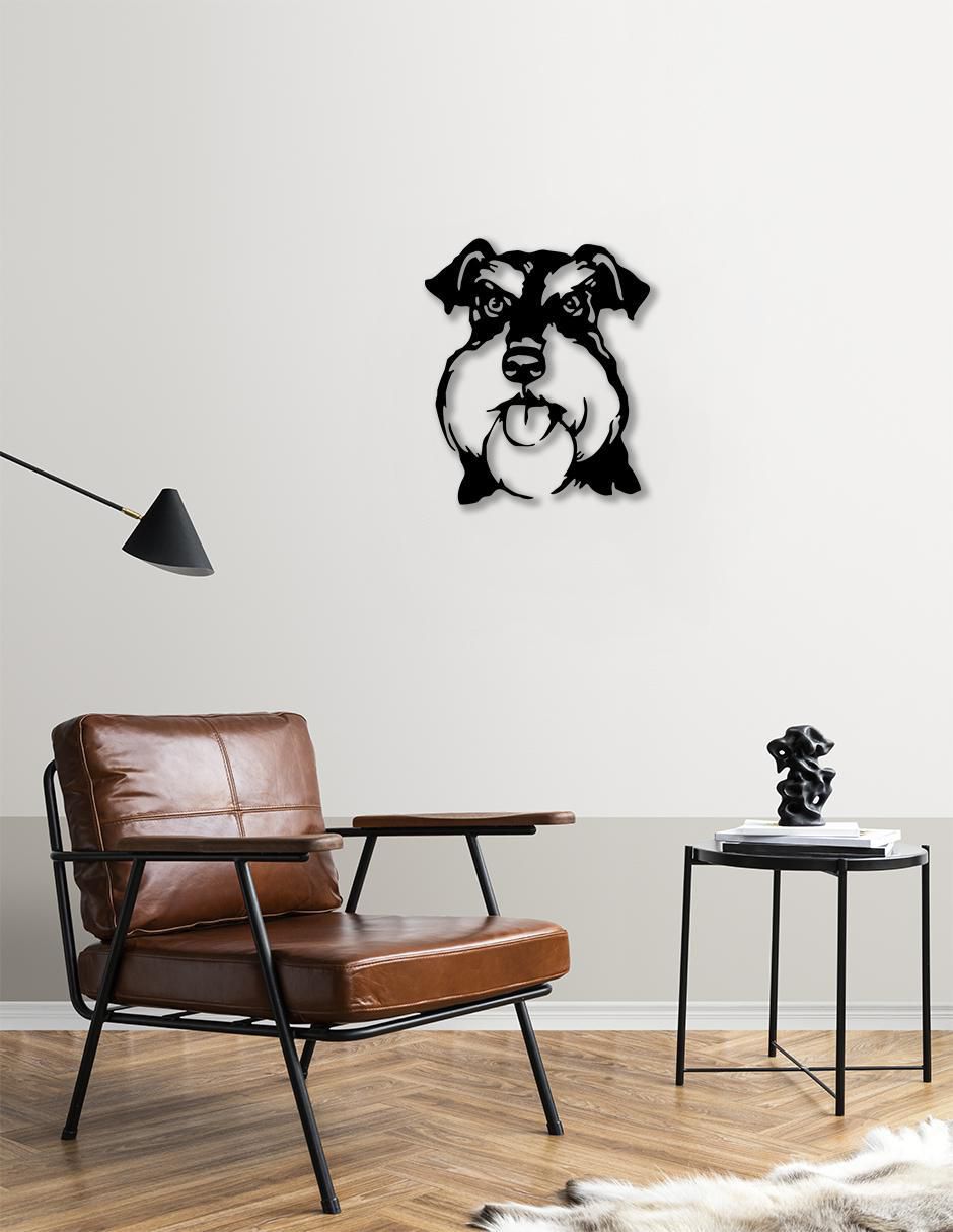 Figura decorativa de asimétrico Schnauzer 3