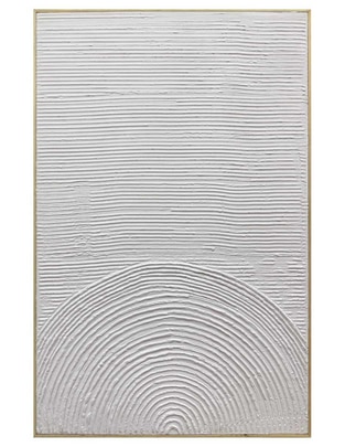 Pintura Silencio Concéntrico técnica mixta Minimalista