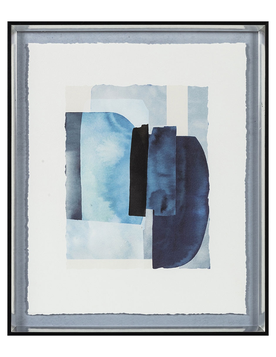 Cuadro decorativo Geometric Blue 1
