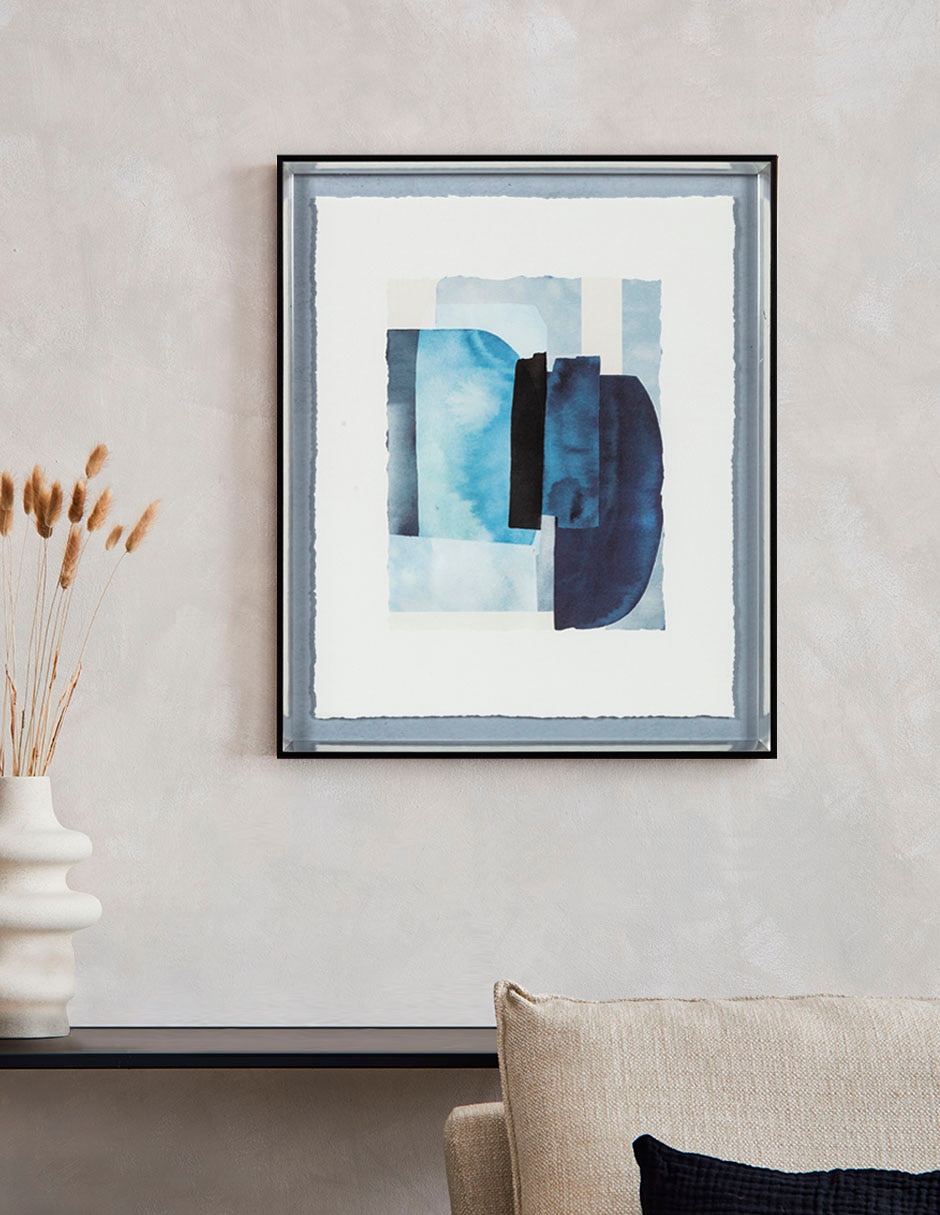 Cuadro decorativo Geometric Blue 7