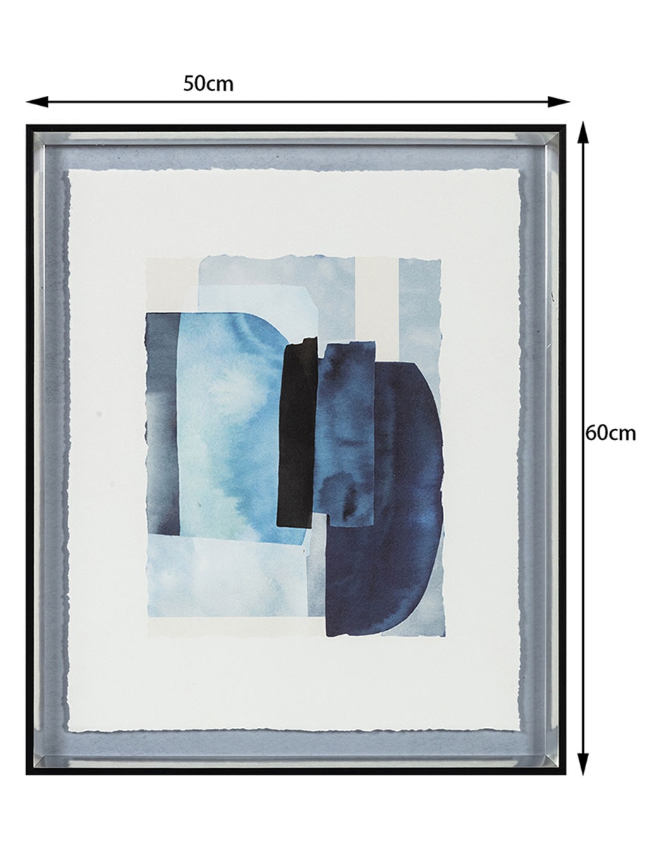 Cuadro decorativo Geometric Blue 6