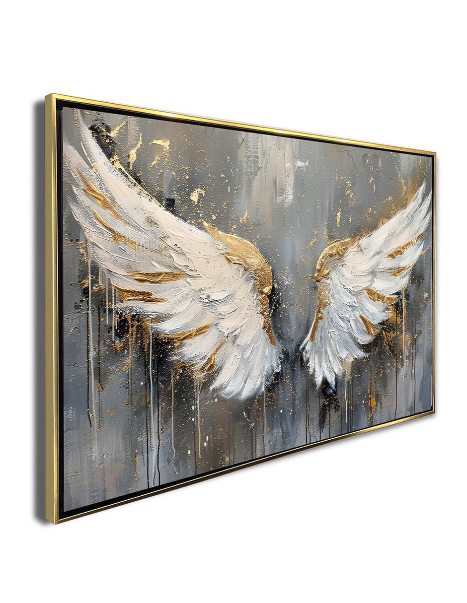 Cuadro decorativo Alas De Angel Guarda Canvas Textura Oleo Detalle Polvo Oro Calidad Premium 120 X 80 Cm técnica polioleo Ideas Creativas In Cuadro decorativo Alas De Angel Guarda Canvas Textura Oleo Detalle Polvo Oro Calidad Premium 120 X 80 Cm técnica polioleo Ideas Creativas In