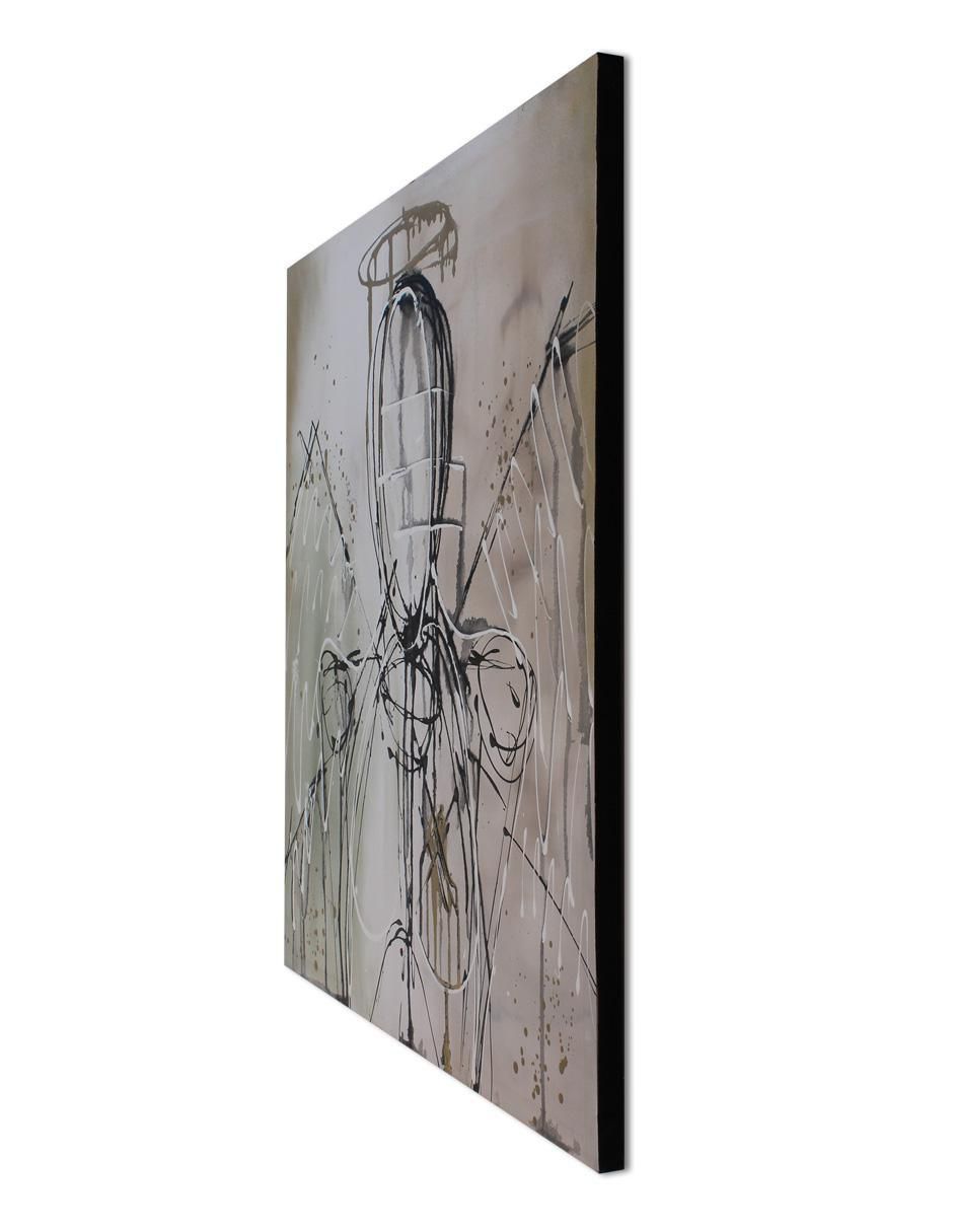 Cuadro decorativo Ecléctico Angel abstract